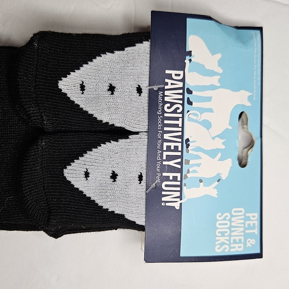 PAWSITIVELY FUN  PET & OWNER SOCKS  (2) Pairs - Picture 2 of 10